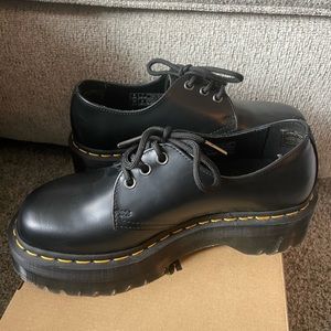 Dr. Marten 1461 Smooth Leather Platform Shoes